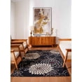 thumbnail image 1 of Rugsotic Carpets Hand Tufted Wool Eco-Friendly Area Rugs - 4'x6', Rectangle, Black, Modern Contemporary Design, High Pile Handmade Anti Skid Rugs for Living Room, Bed Room (K00664), 1 of 6
