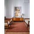 thumbnail image 1 of Rugsotic Carpets Hand Tufted Wool Eco-Friendly Area Rugs - 4'x6', Rectangle, Brown Orange, Modern Contemporary Design, High Pile Handmade Anti Skid Rugs for Living Room, Bed Room (K00239), 1 of 4