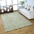 thumbnail image 1 of Rugsotic Carpets Hand Tufted Wool Eco-Friendly Area Rugs - 4'x6', Rectangle, Light Green, Modern Contemporary Design, High Pile Handmade Anti Skid Rugs for Living Room, Bed Room (KWC111), 1 of 9