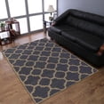 thumbnail image 1 of Rugsotic Carpets Hand Tufted Wool Eco-Friendly Area Rugs - 5'x8', Rectangle, Blue Beige, Modern Contemporary Design, High Pile Handmade Anti Skid Rugs for Living Room, Bed Room (K00602), 1 of 5