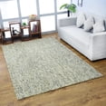 thumbnail image 1 of Rugsotic Carpets Hand Tufted Wool Eco-Friendly Area Rugs - 5'x8', Rectangle, Light Green, Modern Contemporary Design, High Pile Handmade Anti Skid Rugs for Living Room, Bed Room (KWC111), 1 of 9