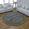 thumbnail image 1 of Rugsotic Carpets Hand Tufted Wool Eco-Friendly Area Rugs - 6'x6', Round, Blue Green, Modern Contemporary Design, High Pile Handmade Anti Skid Rugs for Living Room, Bed Room (K00503), 1 of 10