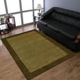 thumbnail image 1 of Rugsotic Carpets Hand Tufted Wool Eco-Friendly Area Rugs - 6'x9', Rectangle, Green, Modern Contemporary Design, High Pile Handmade Anti Skid Rugs for Living Room, Bed Room (K00201), 1 of 5
