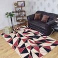 thumbnail image 1 of Rugsotic Carpets Hand Tufted Wool Eco-Friendly Area Rugs - 8'x10', Rectangle, Multicolor, Modern Contemporary Design, High Pile Handmade Anti Skid Rugs for Living Room, Bed Room (K03075), 1 of 6