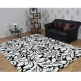 thumbnail image 1 of Rugsotic Carpets Hand Tufted Wool Eco-Friendly Area Rugs - 8'x10', Rectangle, White Black, Modern Contemporary Design, High Pile Handmade Anti Skid Rugs for Living Room, Bed Room (K03142), 1 of 5