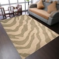 thumbnail image 1 of Rugsotic Carpets Hand Tufted Wool Eco-Friendly Area Rugs - 8'x11', Rectangle, Beige Brown, Modern Contemporary Design, High Pile Handmade Anti Skid Rugs for Living Room, Bed Room (K00654), 1 of 6