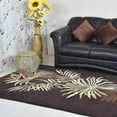thumbnail image 1 of Rugsotic Carpets Hand Tufted Wool Eco-Friendly Area Rugs - 8'x11', Rectangle, Brown, Modern Contemporary Design, High Pile Handmade Anti Skid Rugs for Living Room, Bed Room (K00666), 1 of 9