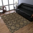 thumbnail image 1 of Rugsotic Carpets Hand Tufted Wool Eco-Friendly Area Rugs - 8'x11', Rectangle, Cream Brown, Modern Contemporary Design, High Pile Handmade Anti Skid Rugs for Living Room, Bed Room (K04510), 1 of 6