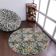 thumbnail image 1 of Rugsotic Carpets Hand Tufted Wool Eco-Friendly Area Rugs - 8'x8', Round, Blue, Modern Contemporary Design, High Pile Handmade Anti Skid Rugs for Living Room, Bed Room (K00722), 1 of 6