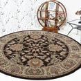 thumbnail image 1 of Rugsotic Carpets Hand Tufted Wool Eco-Friendly Area Rugs - 8'x8', Round, Brown Beige, Modern Contemporary Design, High Pile Handmade Anti Skid Rugs for Living Room, Bed Room (K00663), 1 of 6