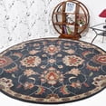 thumbnail image 1 of Rugsotic Carpets Hand Tufted Wool Eco-Friendly Area Rugs - 8'x8', Round, Charcoal, Modern Contemporary Design, High Pile Handmade Anti Skid Rugs for Living Room, Bed Room (K00659), 1 of 6