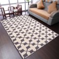 thumbnail image 1 of Rugsotic Carpets Hand Tufted Wool Eco-Friendly Area Rugs - 9'x12', Rectangle, Beige Black, Modern Contemporary Design, High Pile Handmade Anti Skid Rugs for Living Room, Bed Room (K00301), 1 of 6