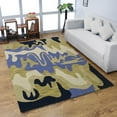 thumbnail image 1 of Rugsotic Carpets Hand Tufted Wool Eco-Friendly Area Rugs - 9'x12', Rectangle, Multicolor, Modern Contemporary Design, High Pile Handmade Anti Skid Rugs for Living Room, Bed Room (K00S10), 1 of 9