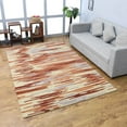 thumbnail image 1 of Rugsotic Carpets Hand Tufted Wool Eco-Friendly Area Rugs - 9'x12', Rectangle, Multicolor, Modern Contemporary Design, High Pile Handmade Anti Skid Rugs for Living Room, Bed Room (K00S14), 1 of 9