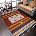 thumbnail image 1 of Rugsotic Carpets Handmade Rugs Hand Woven Kilim Rectangle 8'x10' Multicolor Wool for Indoor Use, 1 of 6