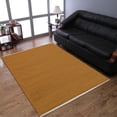 thumbnail image 1 of Rugsotic Carpets Eco-Friendly Woven Hand Woven Kilim Flat Weave Gold Solid Area Rug, 8'x10' Rectangle, Antimicrobial, 1 of 5