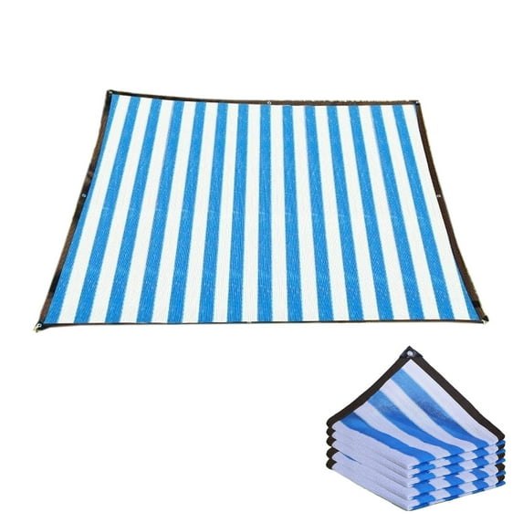 Ruhiku GW 300cm x 300cm Blue Rectangle Sun Shade Canopy, UV Block and Water-Resistant