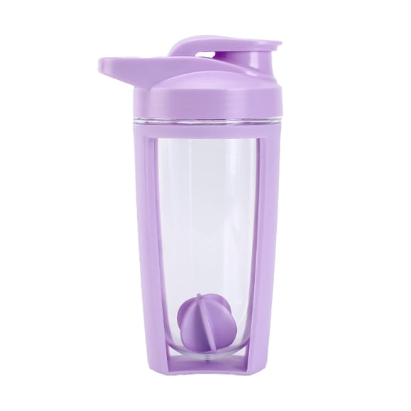 Ruhiku GW 500ml (16.9oz) Protein Shaker Bottle - Leak-Proof Gym Cup w/ Measurement Markings & Mixer Ball | Double-Wall Hot/Cold Water Bottle, One-Hand Grip Workout Shaker