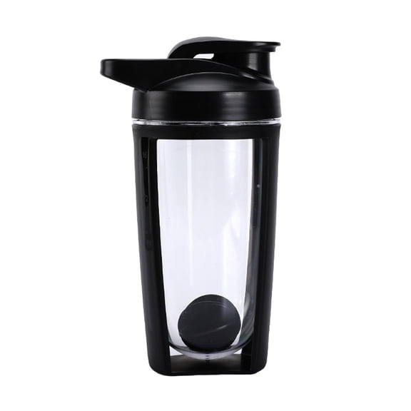 Ruhiku GW 500ml (16.9oz) Protein Shaker Bottle - Leak-Proof Gym Cup w/ Measurement Markings & Mixer Ball | Double-Wall Hot/Cold Water Bottle, One-Hand Grip Workout Shaker