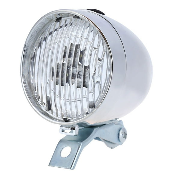 Ruhiku GW Bike Headlight, Classic LED Vintage Bike Headlight Bicycle Retro Light Front Lamp Riding Safety Fog Night Head Light Accessories with Bracket