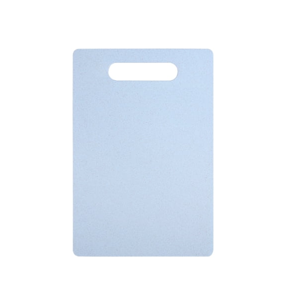 Cutting Board with Handle, Plastic Utility Cutting Board, Food Safe PP Material, Dishwasher Safe, Thick Chopping Board, 12.6"x8.7", Easy Grip Handle, Blue Granite Color