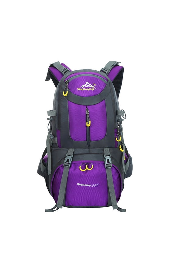 Hiking Backpack Men, 50L Waterproof Camping Backpack, 45+5 Liter Lightweight Backpacking Back Pack, Camping Essentials Bag for Travel Climbing Outdoor Sports