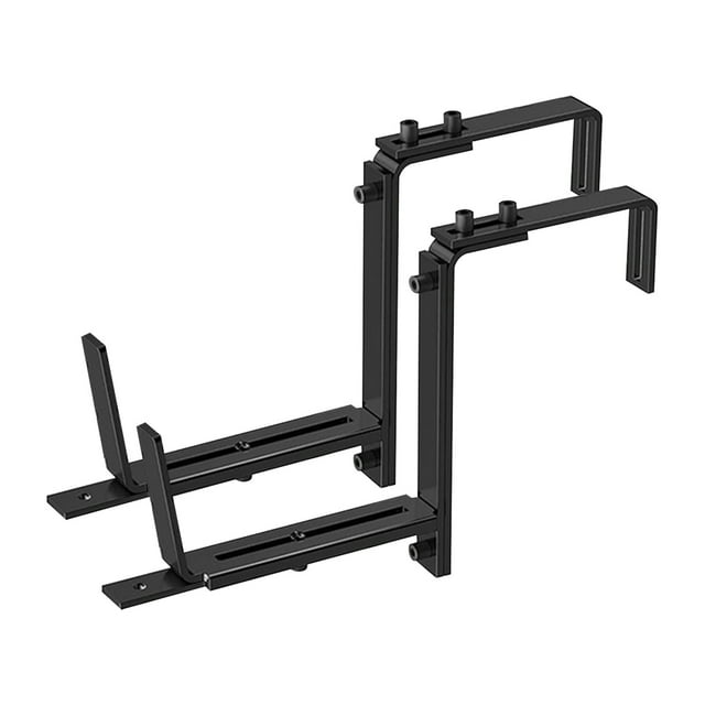 Ruhiku GW Planter Box Brackets, Adjustable Flower Box Brackets for Deck