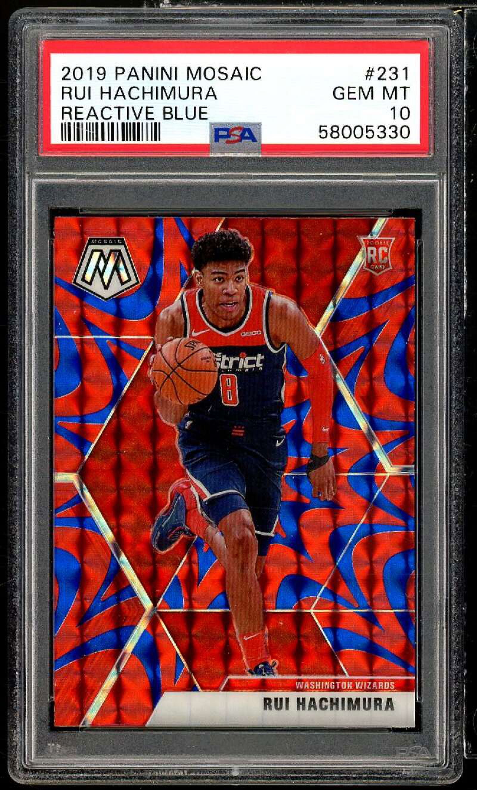 その他 2019 Rui Hachimura Mosaic #231 PSA 10 Rui Hachimura Rookie Card 2019-20 Panini Mosaic Reactive