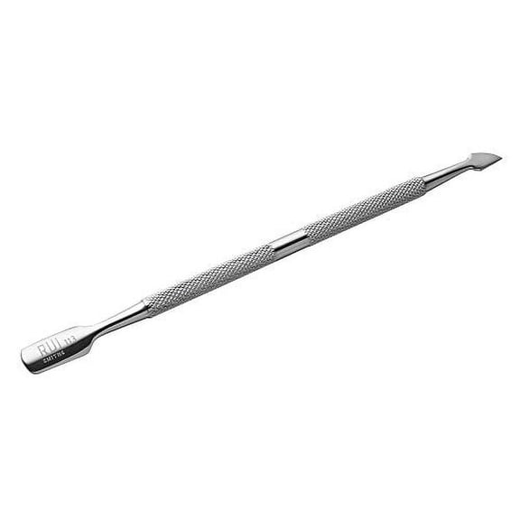 Rui Smiths Pro Cuticle Pusher with 2 Ends - Stainless Steel Manicure Tool - Style 113