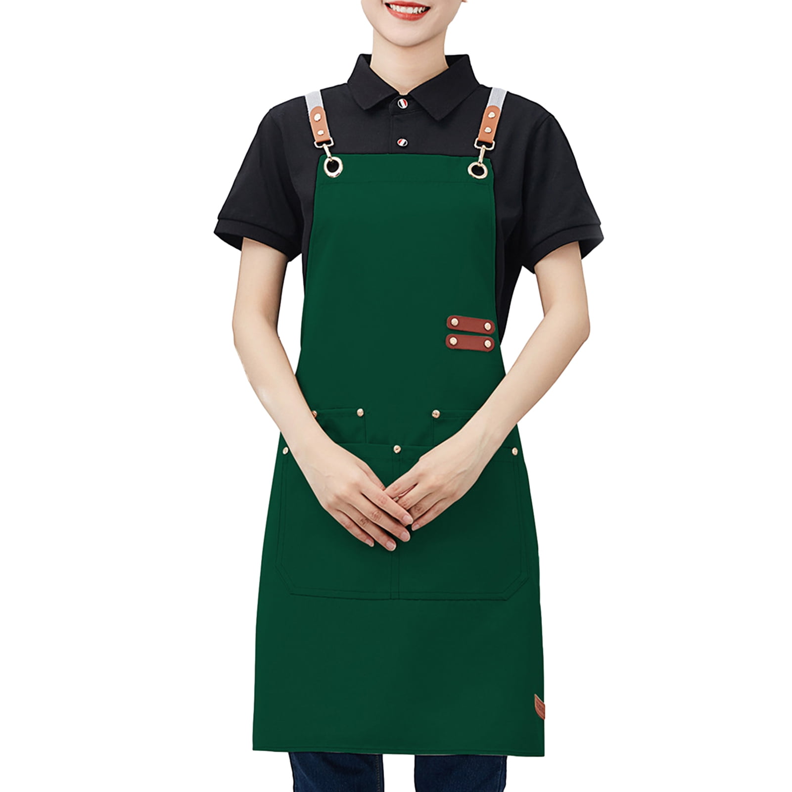 RuiJY Grease Resistant Apron Waterproof Multipurpose Apron for Men