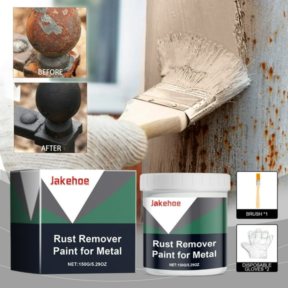 RuiJiao 150g Metal Surface Anti-Corrosion Paint | Long-lasting Protection and Efficient Drying for Rust Removal | Perfect for Industrial and Home Use