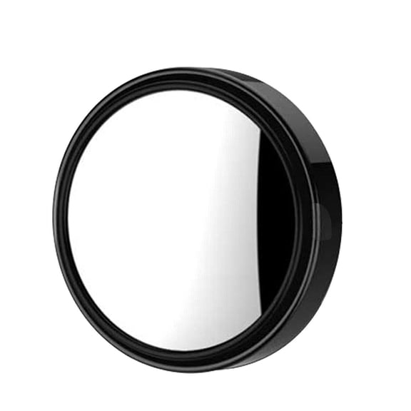RuiJiao 2 pcs Blind Spot Mirrors, 2.8" Round HD Glass Convex 360° Wide Angle Side Rear View Mirror for Cars SUV and Trucks, Chrome, Pack of 2