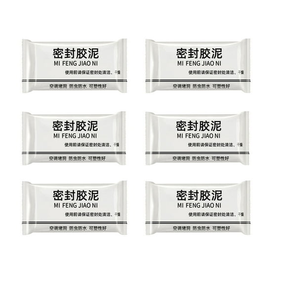 RuiJiao 20g Duct Seal Repair Sealing Clay White Seal Putty, Wall Hole, Air Conditioning Hole, Mud Sealing Sewer White Clogging Mud, Quick Mending Mud for Drain Connection