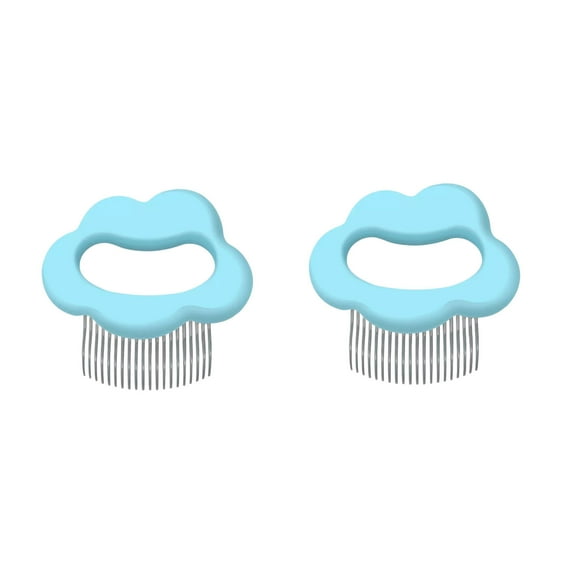 RuiJiao 2PCS Pet Grooming Brush - Special Hair Rake for Dogs and Cats, Ideal for Long and Short Hair