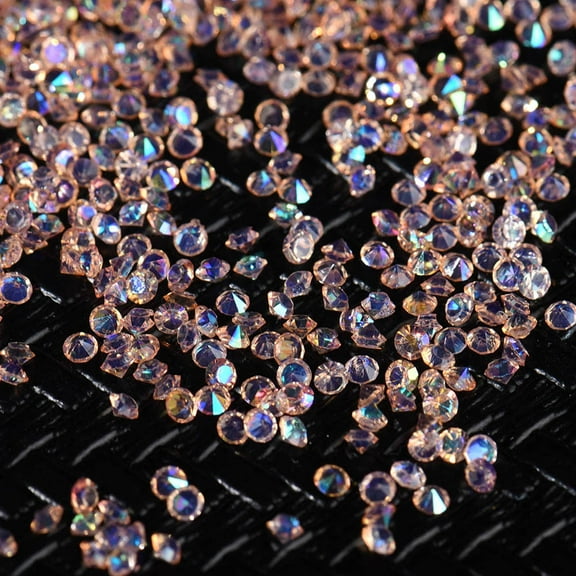 RuiJiao 2mm Clear Crystal Acrylic Table Confetti for Wedding Party Decoration, 3000Pcs DIY Scatter Glitter Events Accessories