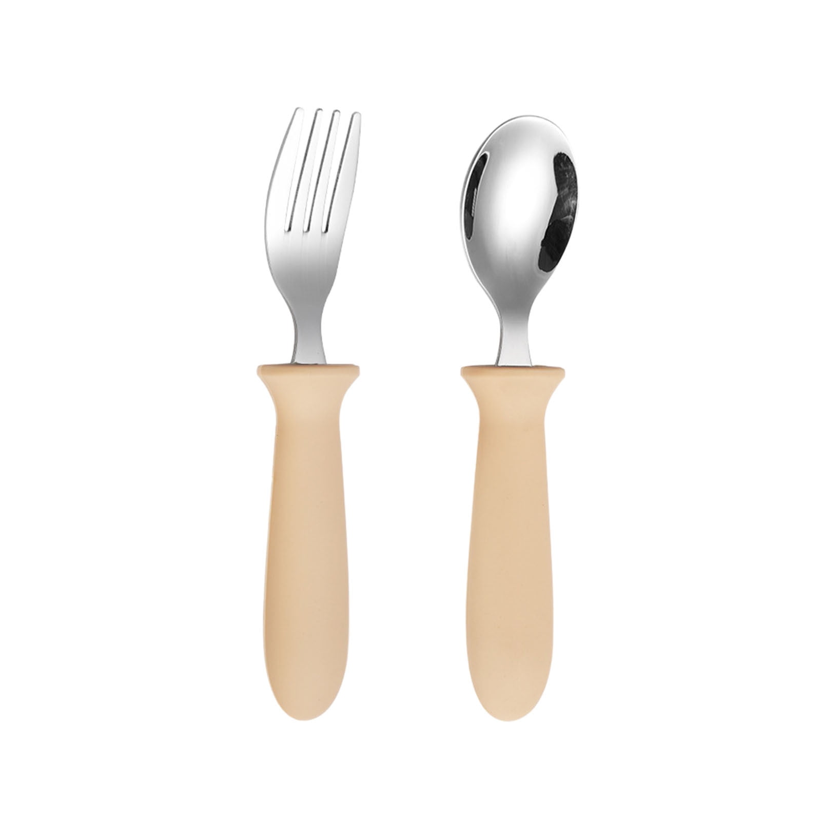 Toddler Forks And Spoons Utensils Set Baby Silverware Kids Forks And Spoons Set 6 Piece Natural Wheat Straw Material Self Feeding Training Cutlery For Baby Eating 12 48 Months Infant Dishwasher Safe