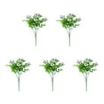 thumbnail image 1 of RuiJiao 5PC Artificial Flowers for Outdoor UV Resistant Fake Pansies Bulk Plastic Faux Plants Silk Florals Artificial Eucalyptus Leaves for Indoor Outside Home Office Garden Decor, 1 of 5