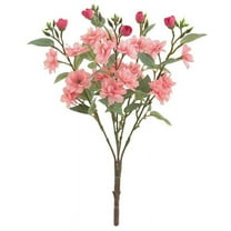 RuiJiao 5Pcs Artificial Flowers Silk Peonies, Pink Fluffy and Full Peony Faux Florals Arrangements Centerpieces for Vase Tables, Tall Fake Flowers for Home Decor Indoor Wedding