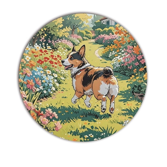 RuiJiao AIGC Custom Mouse Pad 20x20cm with Photo Print, Non-Slip Rubber Base, Personalized Gift for Office or Gaming