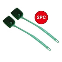 RuiJiao Aquarium Algae Scraper with Non-Slip Handle, Double Sided Sponge Brush Cleaner Long Handle Fish Tank Scrubber for Glass Aquariums and Home Kitchen