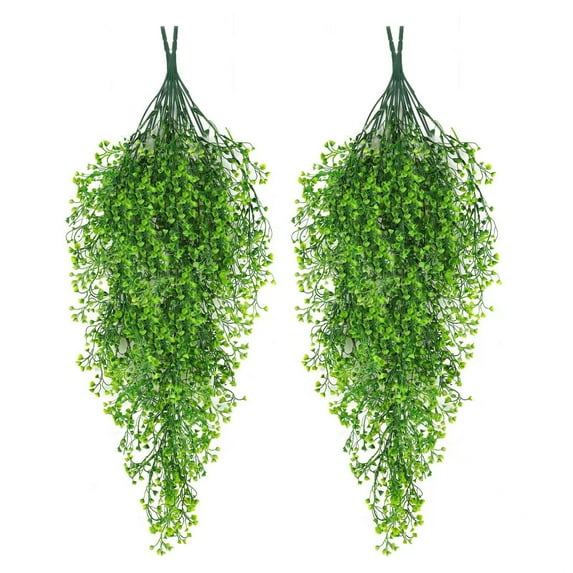 RuiJiao Artificial Wisteria Hanging Flowers Fake Wisteria Flower Garland Silk Vines Rattan Decor for Home Wedding Arch Wall Garden Greenery Bedroom Outdoor Office Party Decoration