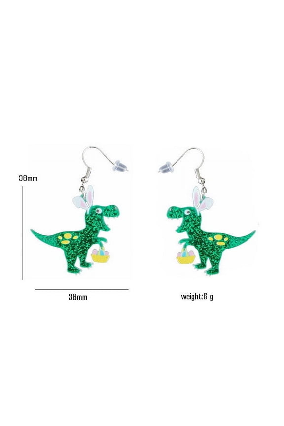 Asymmetrical Bunny and Carrot Earrings - Unique Frosted Design, Perfect Gift for Moms, Daughters, and Girlfriends