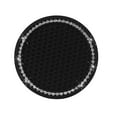 thumbnail image 1 of RuiJiao Bling Auto Car Cup Holder Insert Coasters Silicone Anti-Slip Crystal Rhinestone Drink Car Cup Mat, Universal Vehicle Interior Accessories for Women Girls, 1 of 4