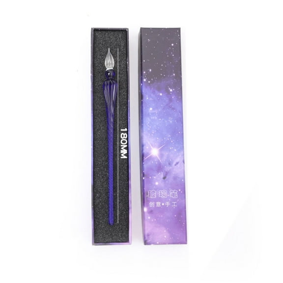 RuiJiao Calligraphy Glass Dip Calligraphy Pen Set, Crystal Glass Pens for Art, Writing, Drawing, Signatures, Gift for Kids and Artist