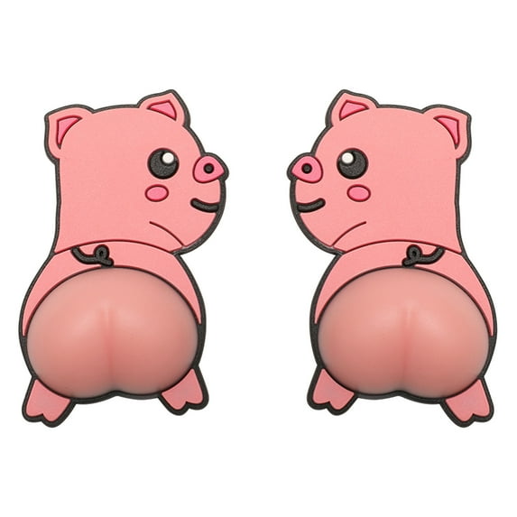 RuiJiao Car&Mobile Anti-Collision Stickers, Cute Cartoon Animal Protector Sticker, Car Anti-Scratch Funny Soft Sticker Car Body Decoration Accessories for Women Men