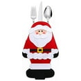 thumbnail image 1 of RuiJiao Christmas Cutlery Bag, Christmas Table Decoration, Kitchen - use Festive Utensil Holder, 1 of 1