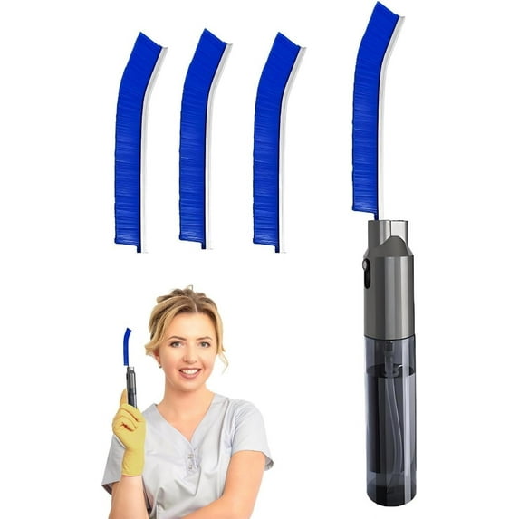 RuiJiao Cleaning Brushes for Household - Toilet Cleaning Tool with Comfortable Grip, Crevice Brush for Scrub Small Spaces, Firm Bristle for Shower Tile Grout, Sinks Gap, Window Tracks