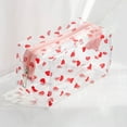 thumbnail image 1 of RuiJiao Clear Makeup Pouch with Zipper, Clear Floral Cosmetic Bag Portable Waterproof Flower Pouches for Home Storage Organizing Travel Vacation, 1 of 3