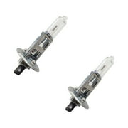 RuiJiao 2-Pack H1 12V 55W 5000K Halogen Headlight Bulbs - Bright White Light, Long Lifespan, OEM Replacement for Car Headlamps, Ideal for Enhanced Visibility