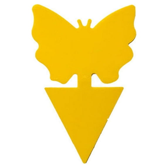 RuiJiao Classic Sticky Traps for Fungus Gnat, Yellow Sticky Insect Catcher Traps, Fruit Fly, Whitefly, and Fly, for Indoor/Outdoor, Kitchen, and Plants, High-End Glue, Non-Toxic